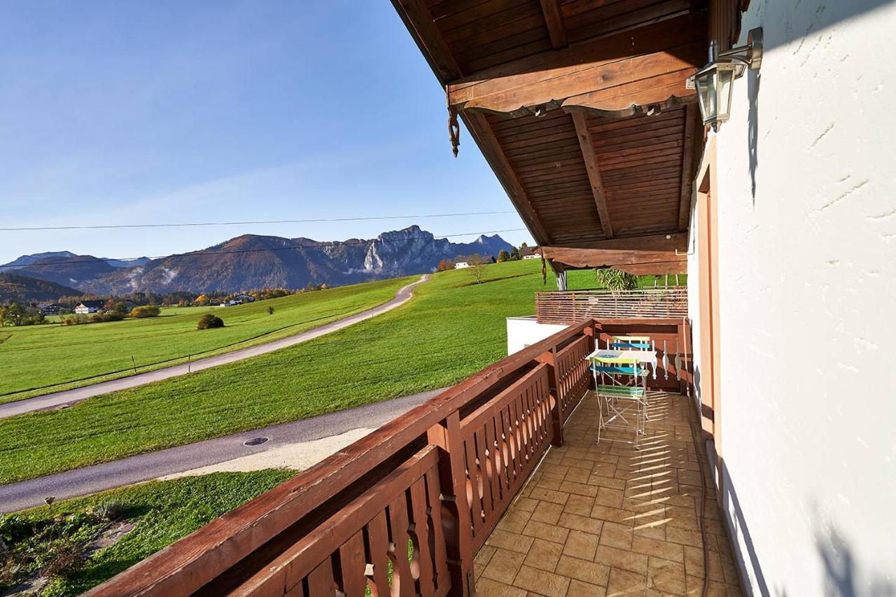 Bergblick Acht Mondsee Innerschwand Luaran gambar